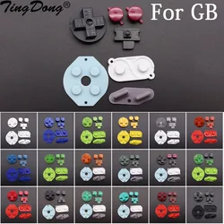 Multi-Color Buttons for Gameboy Classic GB Keypads for GBO DMG DIY for Gameboy A B buttons and Rubber Conductive D-pad Buttons