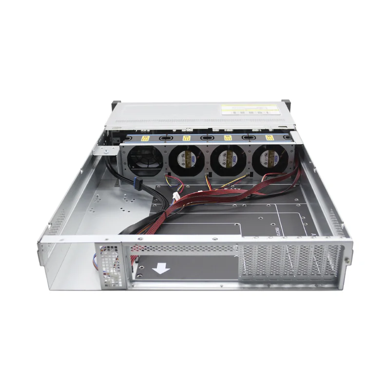 SV3-R212-9D12U 12x NVMe Gen4.0 All-NVMe 2U Rack Chassis, 3x Kipas Pendingin PWM, 7x Slot Ekspansi PCI-E, Mendukung Kustomisasi