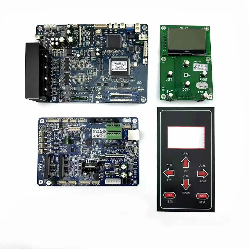 Senyang for Epson XP600 Single Head Board Kit  Carriage Main Board Conversion Kit with 6 Button Keyboard