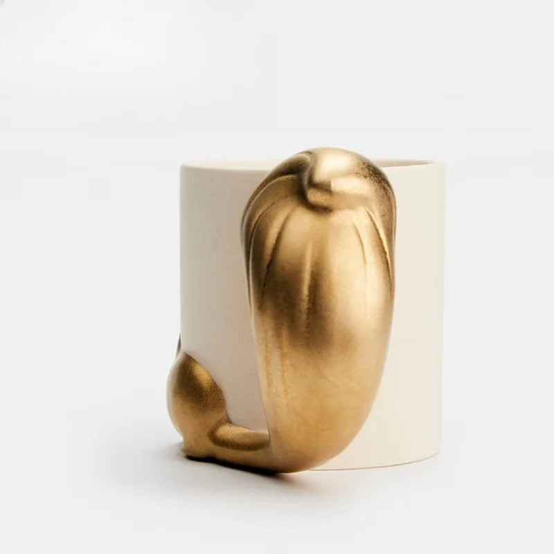 السنجاب السيراميك تنقش القدح مكتب شرب كوب هدية مربع هدية #4