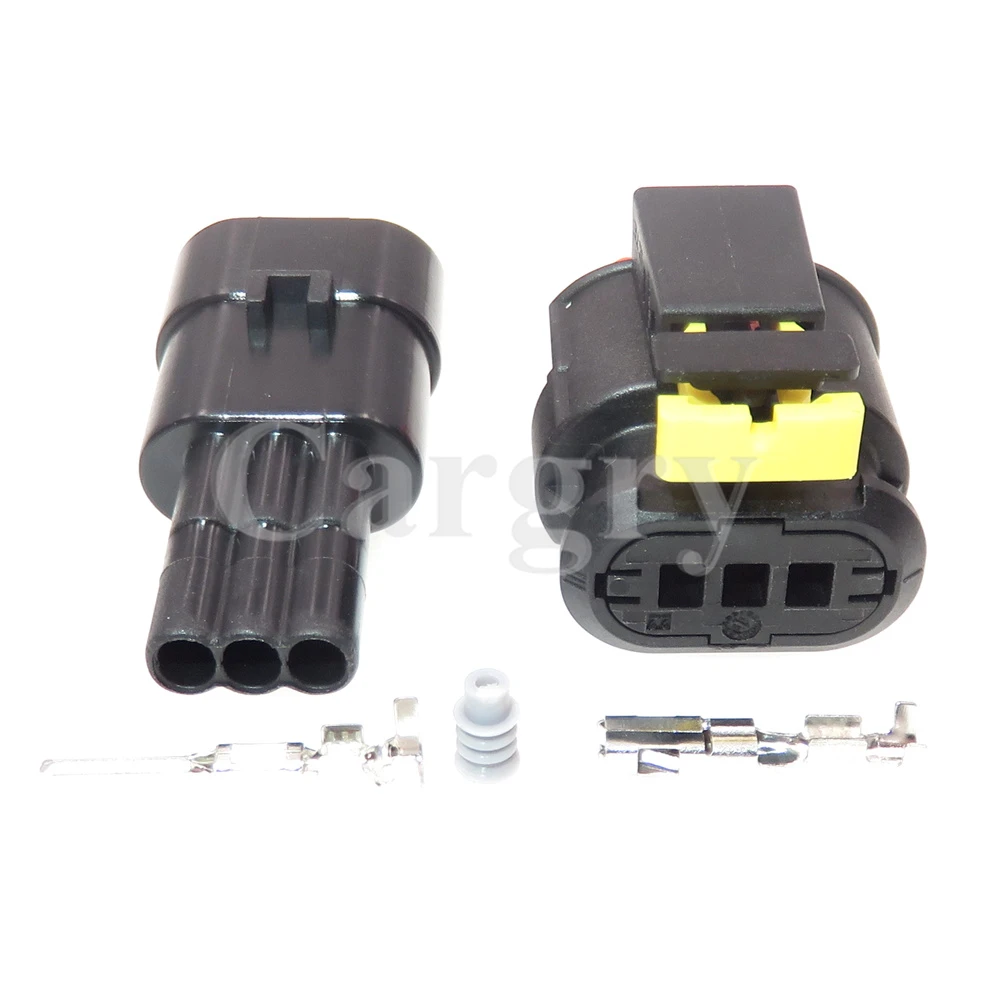 1 Set 3P 284426-1 284425-1 AC Assembly Automotive High Voltage Package Ignition Coil Wiring Waterproof Socket Car Connector