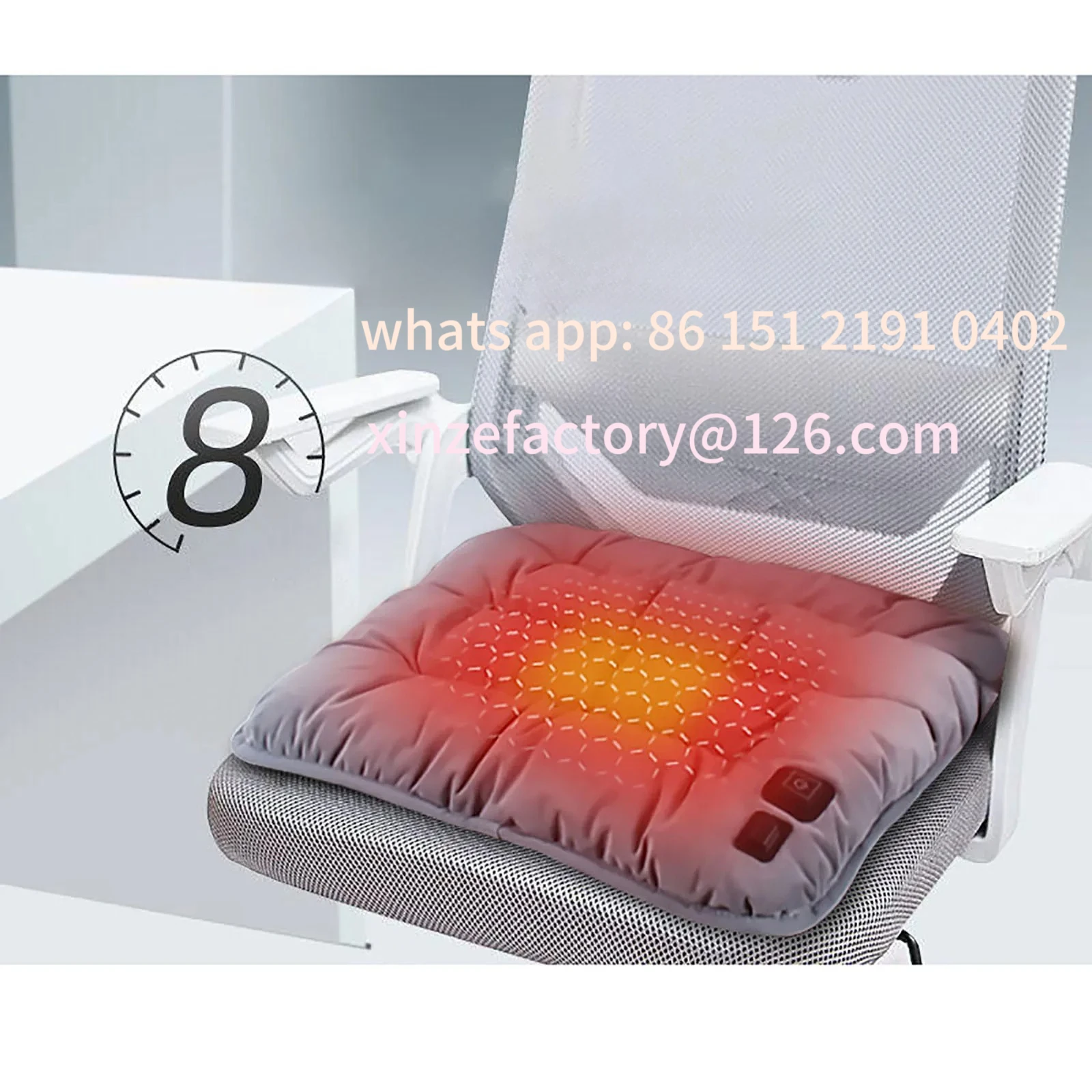 Customizable Type-C Electric Heating Cushion Chair 3 Speed Adjustable Temperature Blanket Car Pet Body Winter Heated Pa