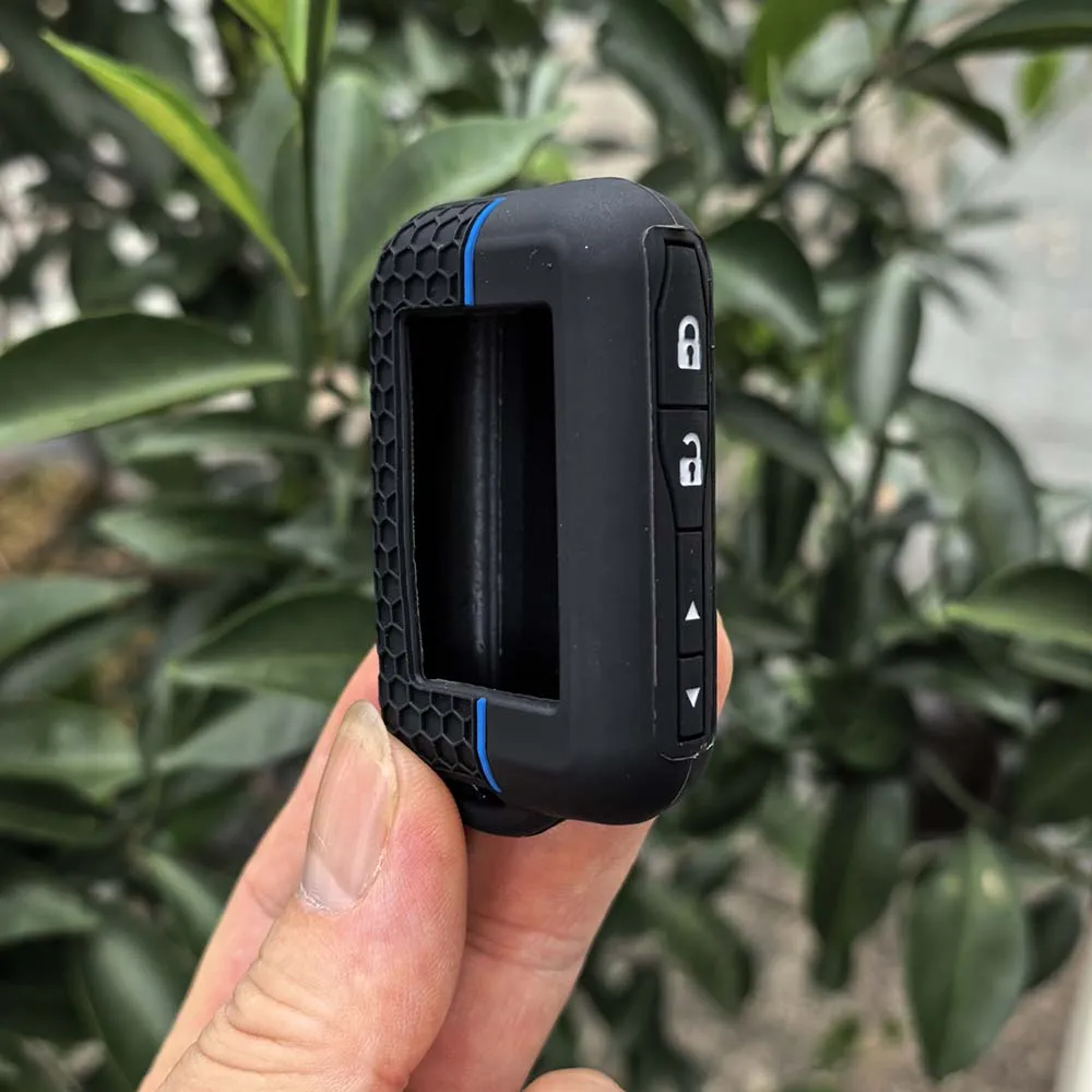 غطاء مفتاح سيليكون للسيارة ، حقيبة تحكم عن بعد ضد السرقة LCD ، مناسبة لـ Starline E90 و E60 و E91 و E61 و E63 و E65 و E85 و E92 و E95 و E96