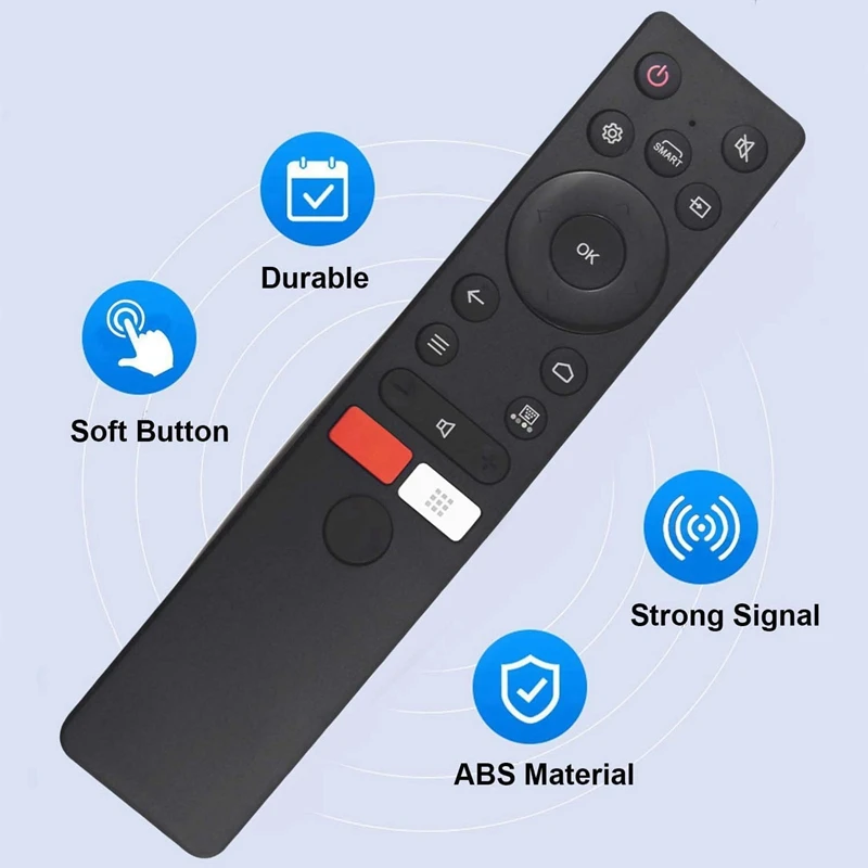 3X Replace RC890 Remote Control For Casper Android TV Voice For HG5000 50UG6000 Work For TV AC Audio Projector