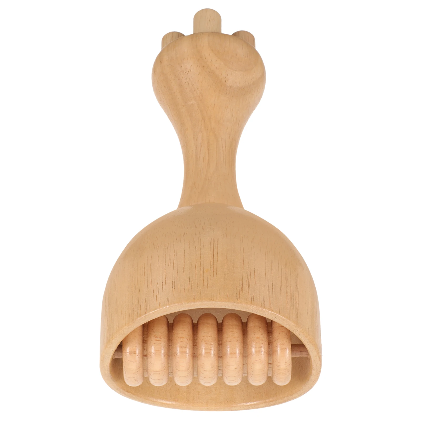 

Wooden Massage Cup Roller Massage Tool Durable Comfortable Grip for Body Scraping Rolling Cupping Cellulite Massager Handheld
