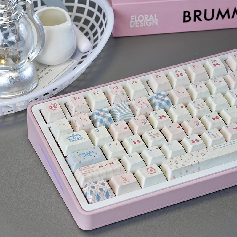 

Cherry Profile Keycaps Anime Sweet Rococo Keycap Decoration for Compatible Keyboardmaoha: 61/68/75/82/84 Models Keycaps Keycaps