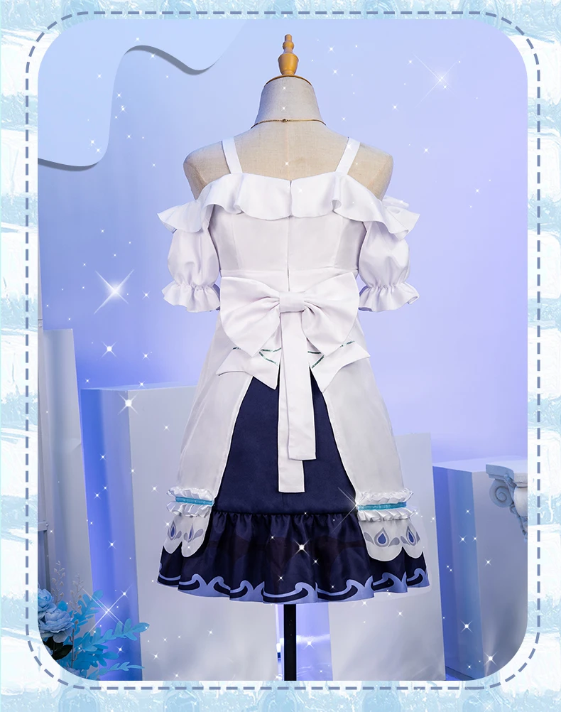 Clervie Cosplay Costume for Halloween,Christmas Role Playing Party, Comic Exhibition Game, Size S-XL New Genshin Impact in stock