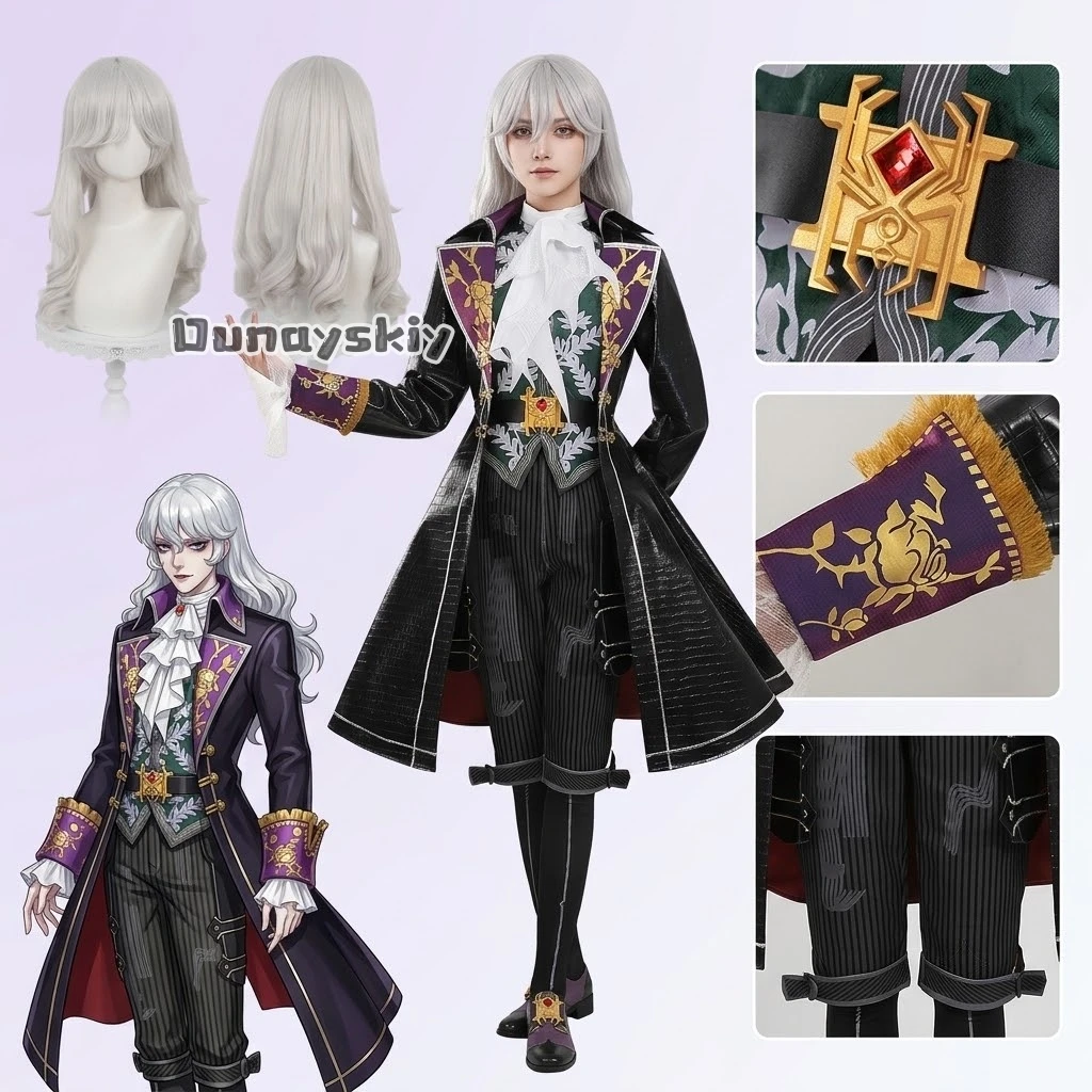 Hatchet Cosplay Costume Wig Uniform Full Set Character Outfit Halloween Role Play Carnival Party Game Sea of Remnants