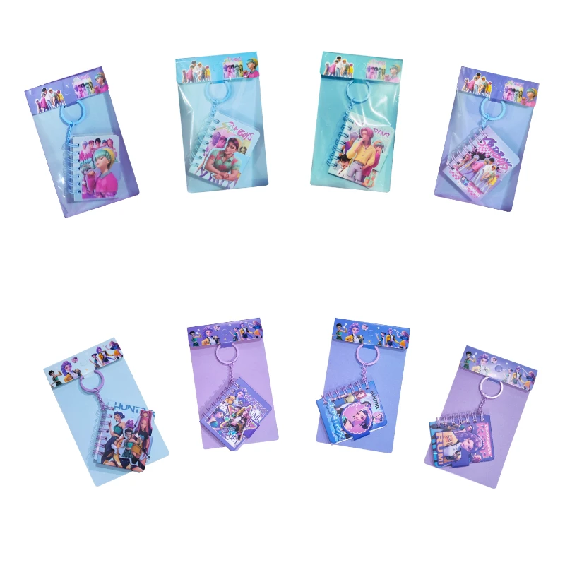 مجموعة أقلام حبر جاف قابلة للسحب من مجموعة Witch Hunter Group Kpop ومجموعة دفاتر ملاحظات كرتونية للطلاب، صندوق أعمى للقرطاسية الكرتونية، هدية للأطفال