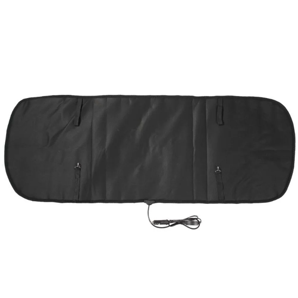 

Heating Seat Cover 12V Dc Black Car Cushion Warmer Pad Anti-Slip Waterproof Flame Retardant For Front Back Auto Seats Car