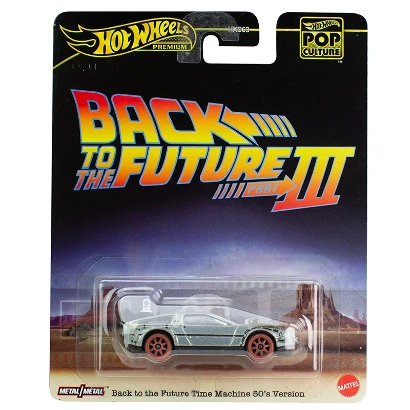 Mattel Hot Wheels Premium Car Pop Culture Boys Toys 1/64 Diecast Forza Horizon Ford Escort Datsun Barbie Vehicle Time Machine