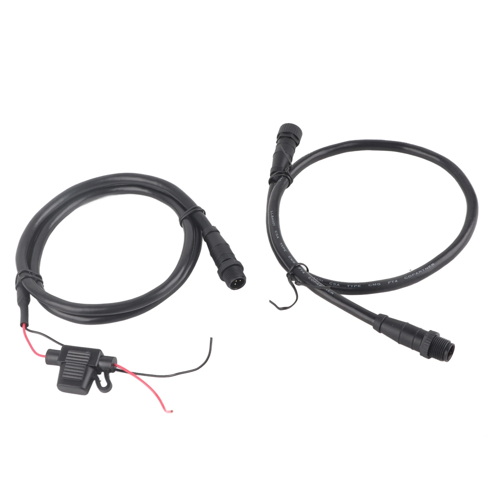 Marine Accessories For NMEA 2000 Starter Kit 1m Power Cable with Fuse Male Female Terminator T Connector For Lowrance Networks