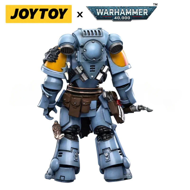 JOYTOY 1/18 Action Figure 40K Space Wolves Claw Pack Sigyrr Stoneshield Anime Collection Military Model