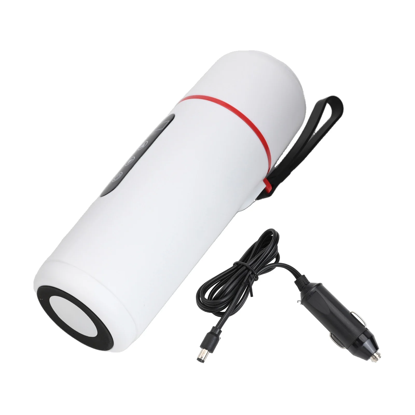 Travel Electric for kettle Features LCD Display and Insulation; Perfectly Designed for Hot Drinks in Cars and Outdoors