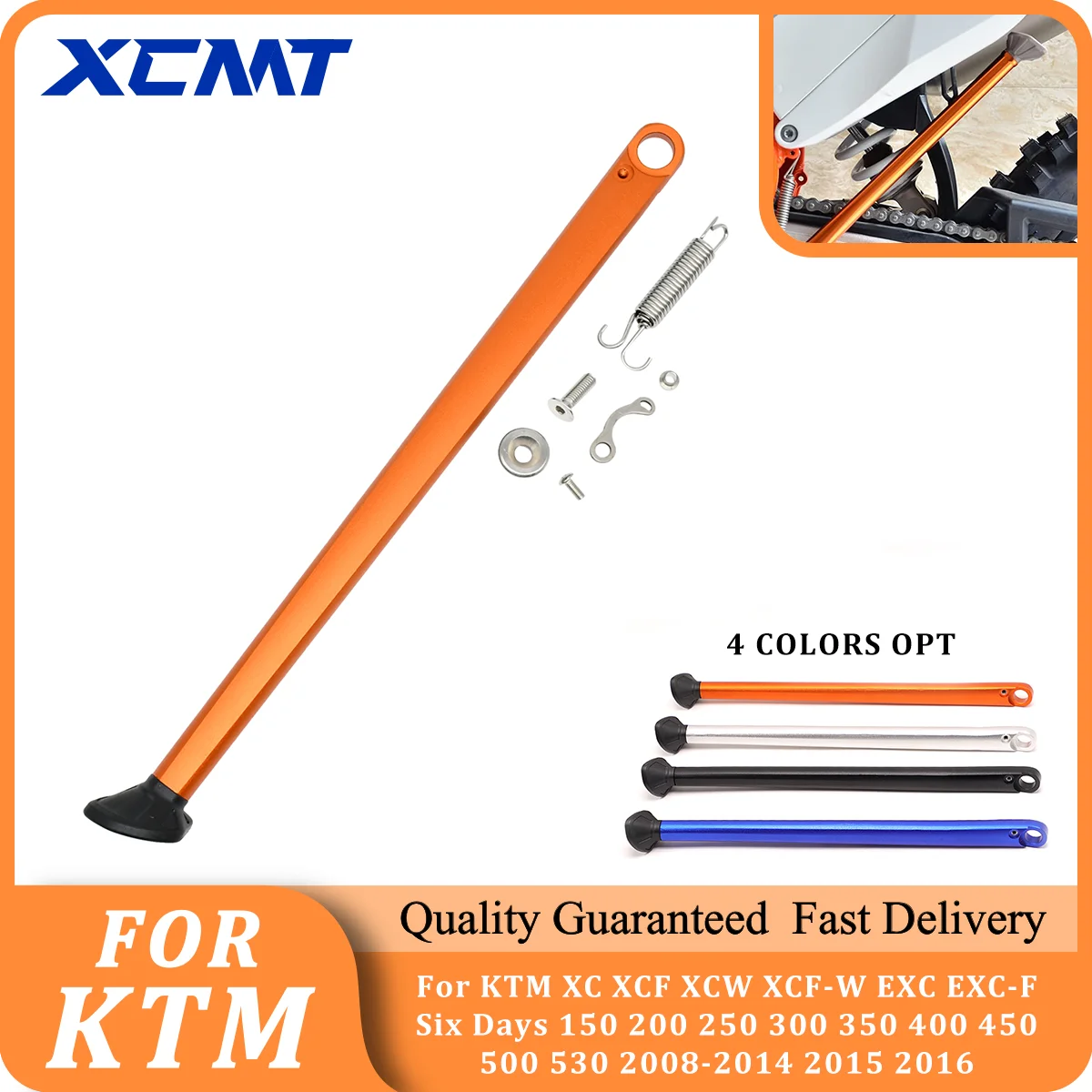 

Parking Side Stand Kickstand With Spring Kit For KTM EXC EXCF XC XCW XCF XCFW 150-450 500 530 For Husqvarna TE FE FX125-501