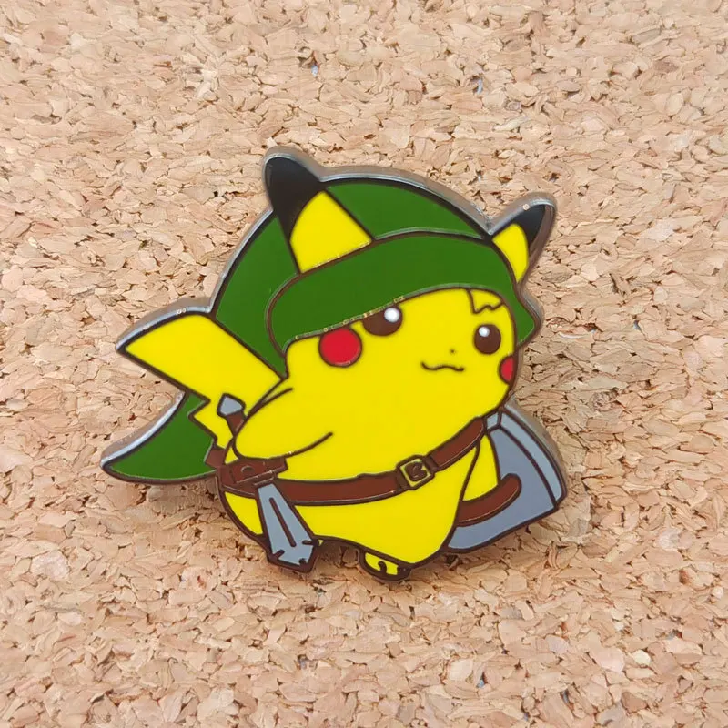 Pokemon Pikachu Anime Brooch For Backpacks Enamel Pin Metal Brooch Pin For Women Badges Pin Brooches Jewelry Accessories