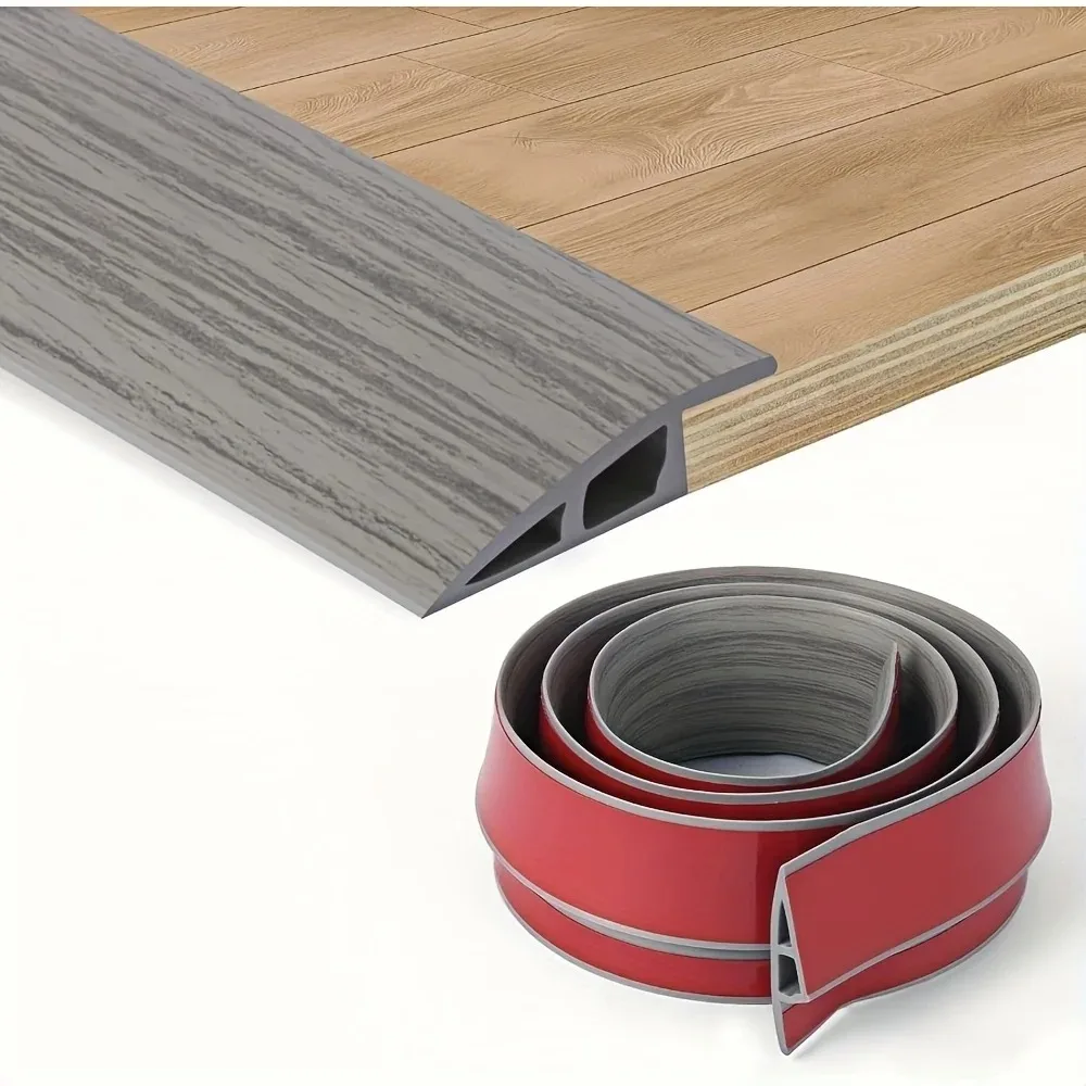 

1 шт., 1/2 м, переходная полоса для пола, водонепроницаемая переходная полоса для пола, нескользящая пороговая рамка из ПВХ для дверных проемов, ковровая плитка
