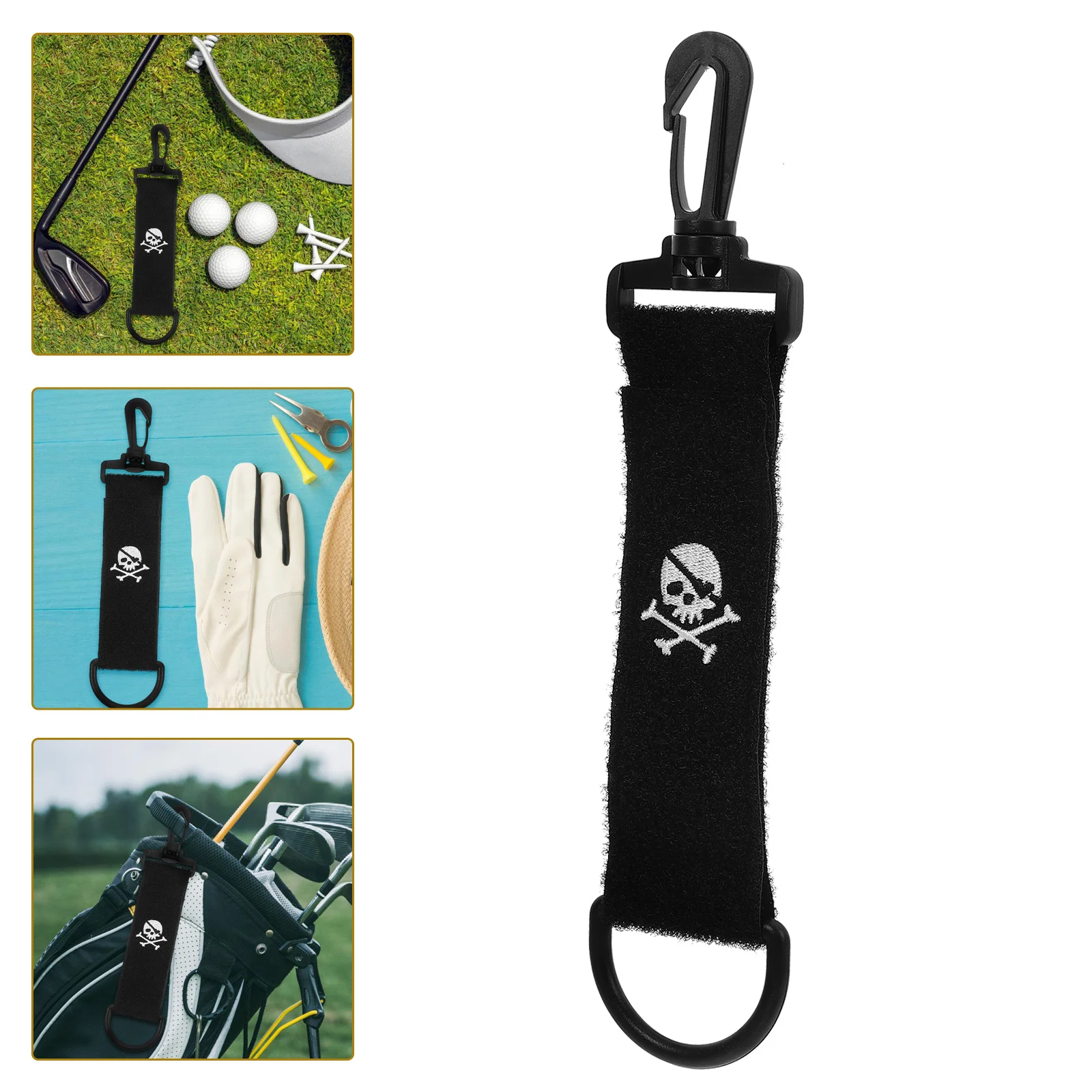 Golf Velcro Portable Clothes Rack Glove Holder Accessories Hanger Sport Stickers