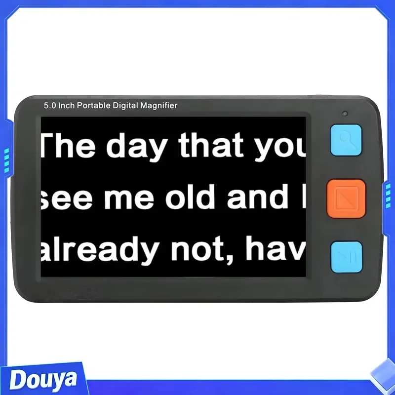 Hongda Portable Plastic 5 Inch Full HD Digital Magnifier for Low Vision Reading Aids