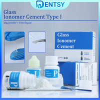 1SET Dental Glass Ionomer Cement Type I Permanent Filling Material for Dentistry Restoration / 30g Powder + 15ml Liquid Dental C