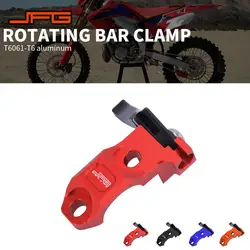 JFG CNC Rotating Bar Clamp Hot Start Lever Motorcycles Accessories Universal For Honda YAMAHA SUZUKI Kawasaki Dirt Pit Bike JFG
