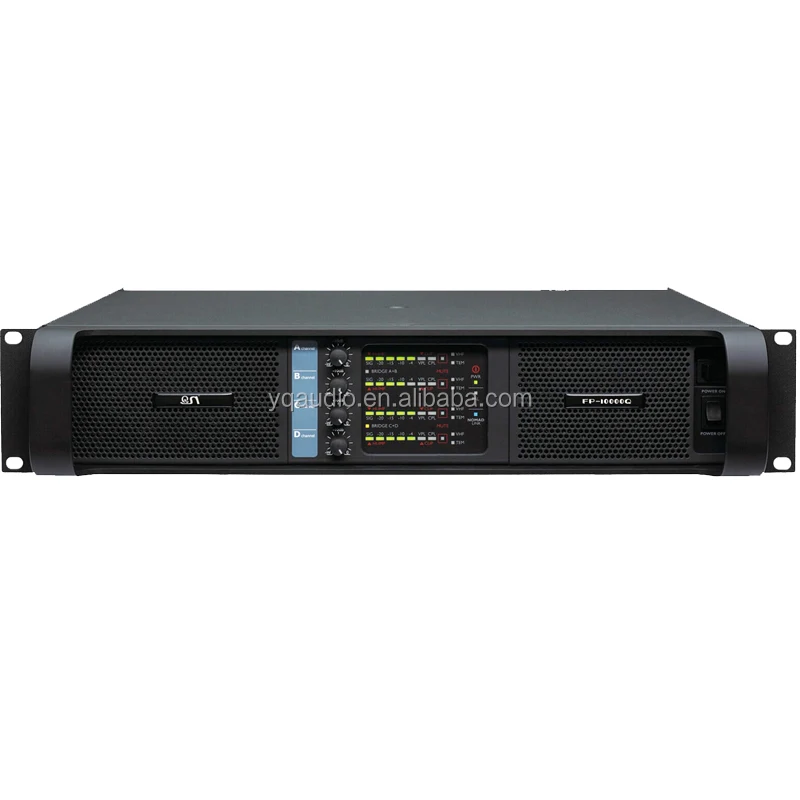 Low Price Power Amplifier 1350W * 4channel Class-TD 2U Speaker Amplifier for Stage FP10000Q