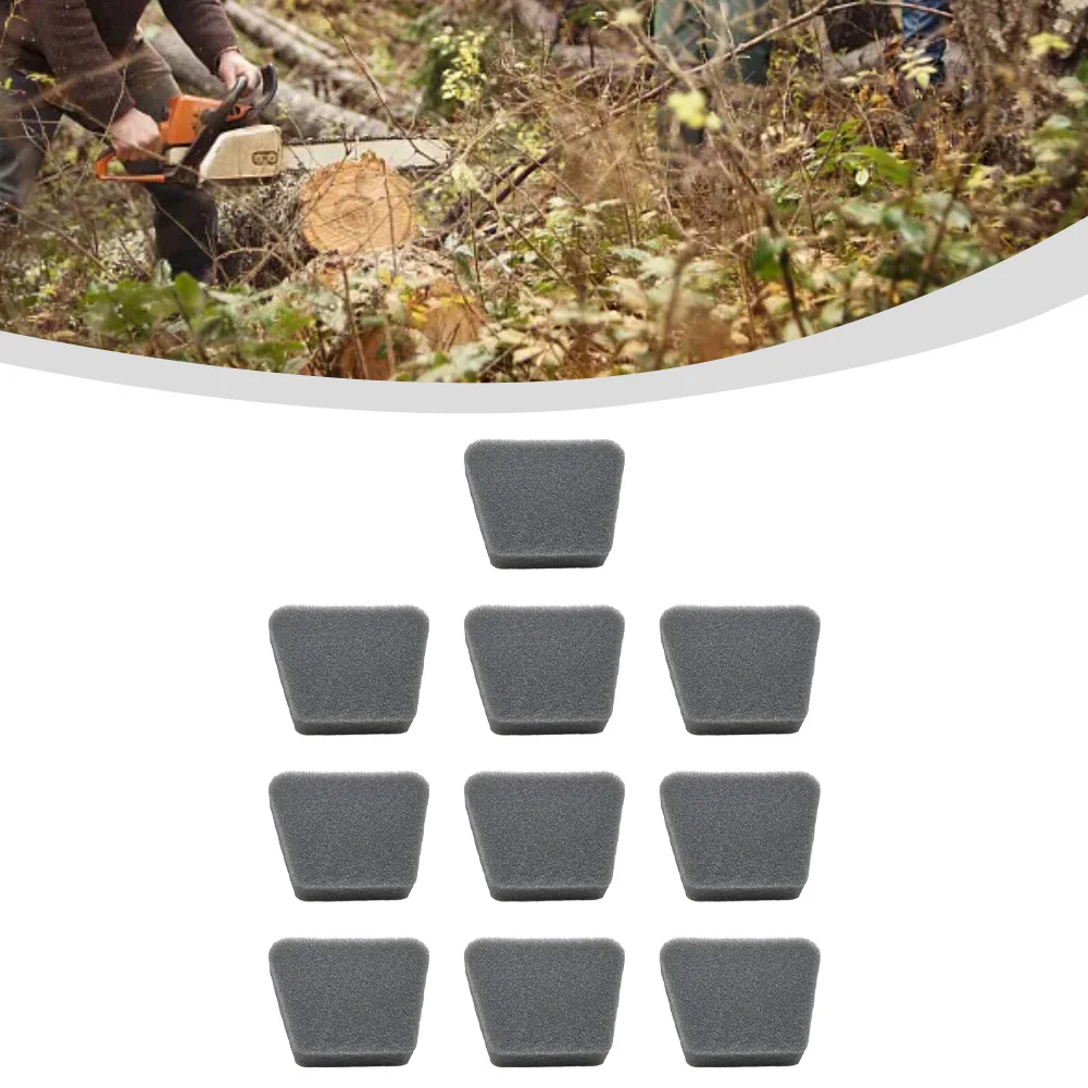 10 قطعة فلتر هواء رغوي لنماذج المنشار Poulan 1900 1950 2025 2050 مرشحات بديلة للعناية بأفضل المحرك #5