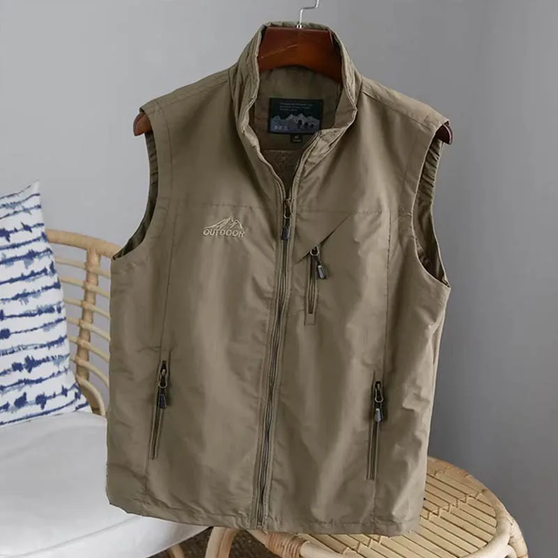 

Летняя коллекция 2024 года, жилет для мужчин и женщин, многофункциональная куртка, жилет, жилет, уличная куртка для отдыха, Спортивная фотография, рыбалка, go with