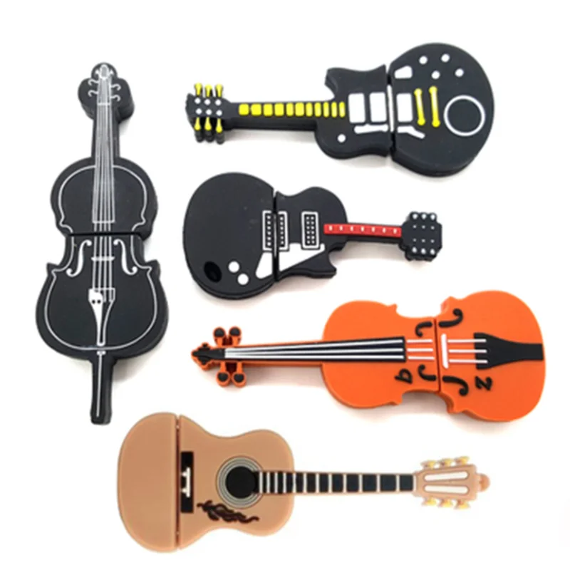 BiNFUL Musical Instruments pendrive 128GB keyboard accordion guitar cello violin pen drive 4GB 8GB 16GB usb flash drive 32g 64g