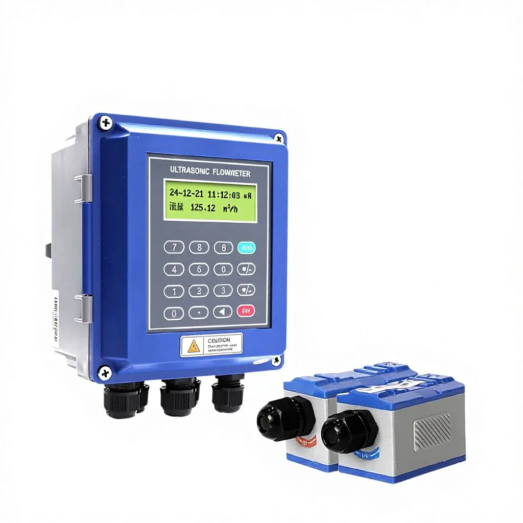 2026 Hot Sale Ultrasonic Flow Meter TUF-2000B Clamp Wall Mounted Stainless Steel Water RS485Bi-directional