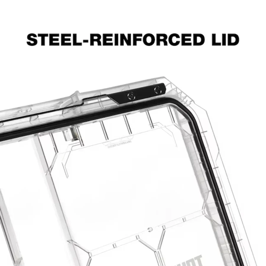 TOUGHBUILT  Stacktech Low Profile Full Organizer Medium Size IP65 Waterproof Tool Box TB-B1-O-10