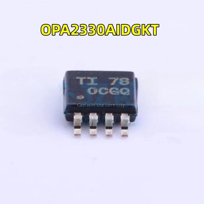 

10 PCS / LOT OPA2330AIDGKT OPA2330 OCGQ VSSOP-8 micro-power consumption precision zero-drift operational amplifier