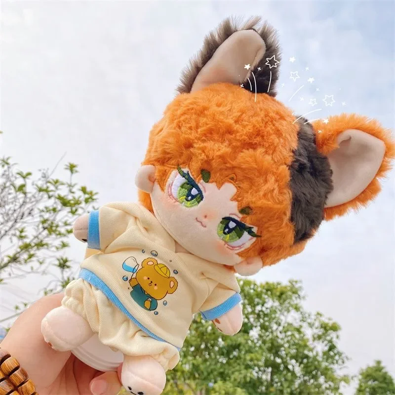 Cotton dollcircle three flower cat cute doll plush doll 20cm