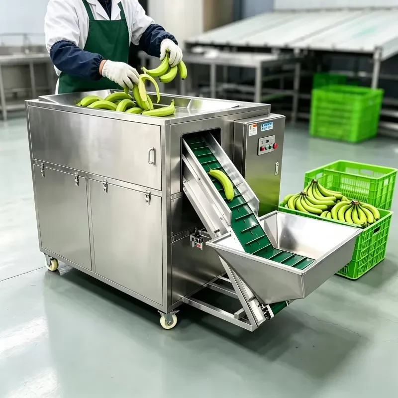 Economical Commercial Automatic Banana Peeler for Efficient Fruit Processing in Restaurants and Cafes