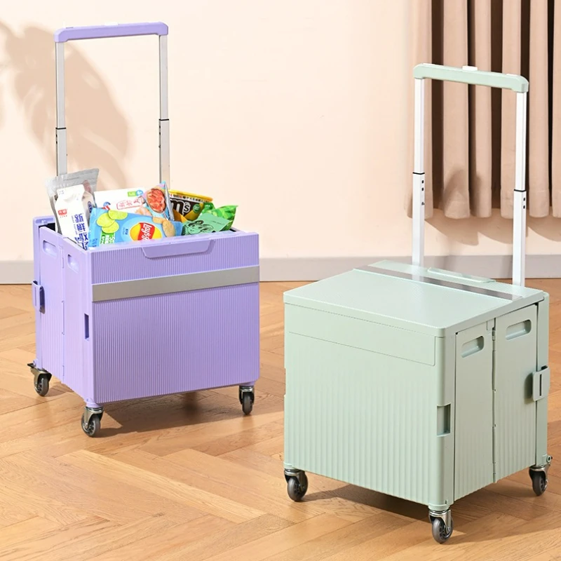 LTT camping trolley portable shopping trolley home trolley shopping cart