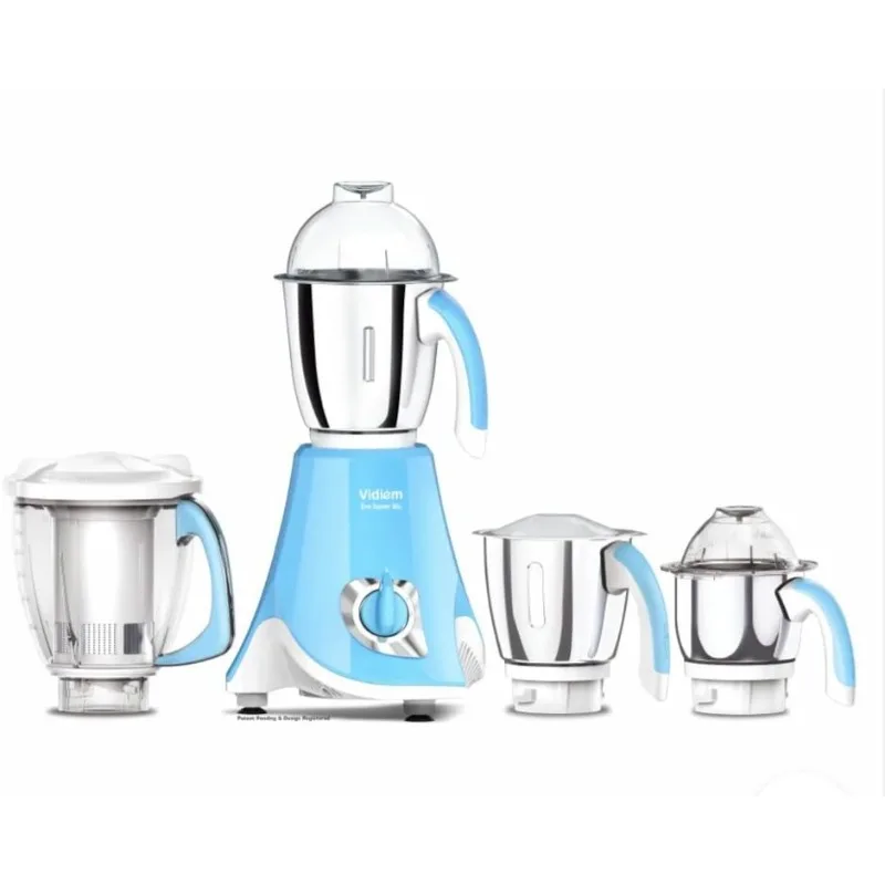 

Super Blu 4 Jar Mixer Grinder 750 watts Free Service Kit included -110Volts