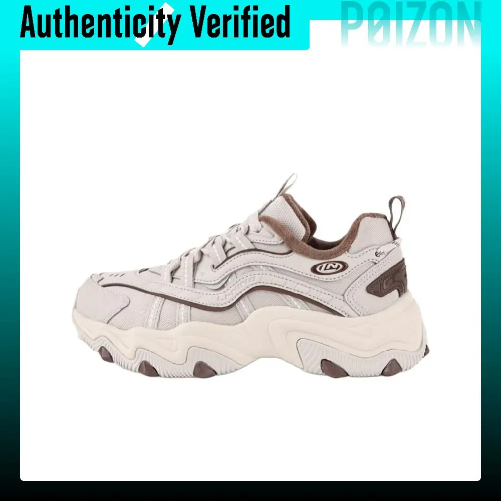 Li-Ning x Disney Cat Paw, Fleece-Lined Comfortable Low-top Chunky Sneakers Women's Bellflower Gray AGCT358-11