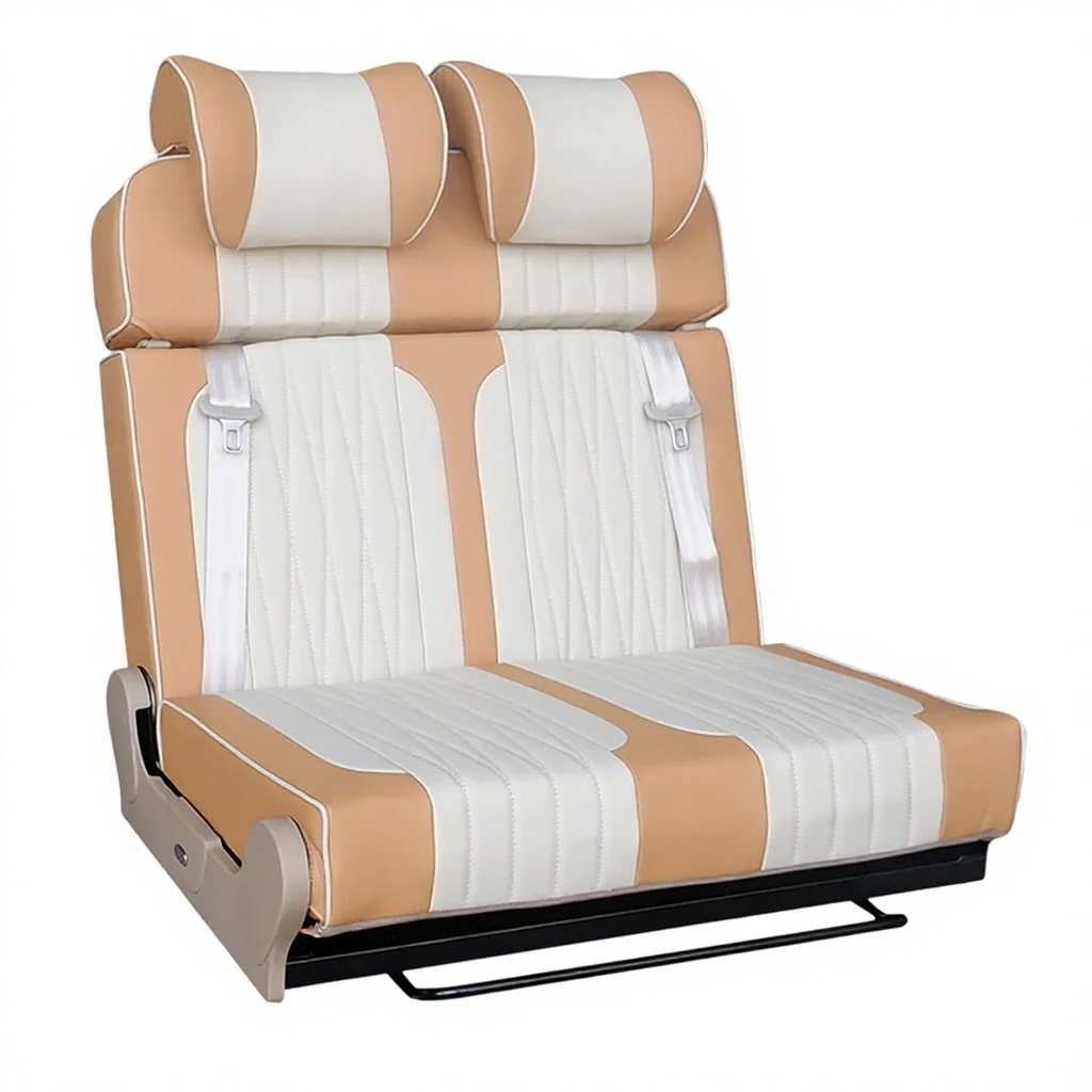 

RV Swivel Seat, Factory Supply Leather Camper Folding Seat Bed Economic