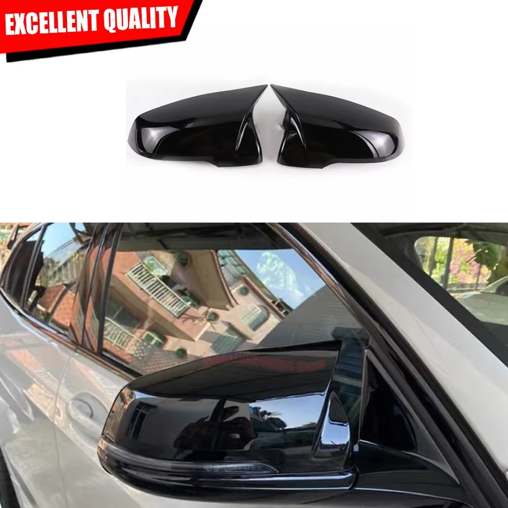 Carbon Fiber Side Mirror Cover Caps Shell Case For BMW X1 F48 X2 F39 F40 F53 F44 Z4 G39 2016-2023 Replacement