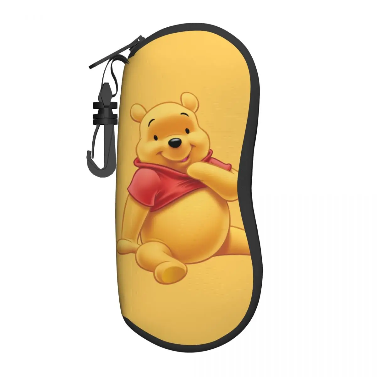 Kotak penyimpanan kacamata Winnie The Pooh, aksesori kacamata lucu ringan kotak gaya Ins