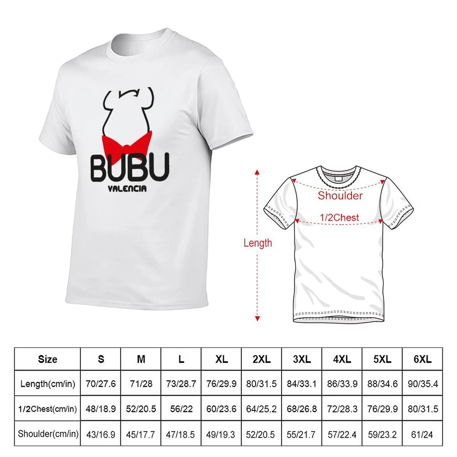 Bubu logo (for light colours) T-Shirt man t shirt cotton high quality man t shirt luxury t shirts designer T-shirt