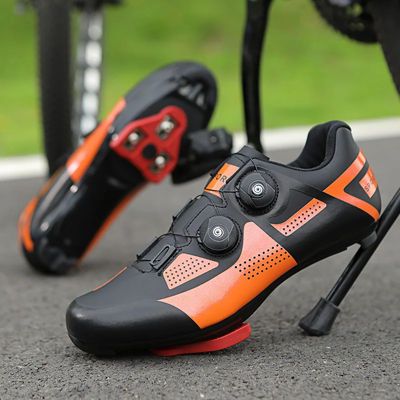 

Outdoor Highway Mountain Rubber Men's Women Shoes Bicycle No Locking Hard Bottom Dynamic Bicycle Riding Shoes