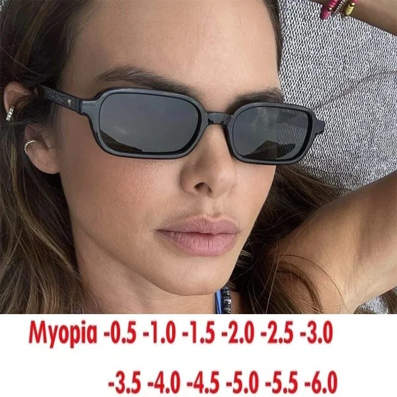 European and American Internet Hot Street Snap Personality Sunglasses Photo Concave Shape Myopia Sunglasses Customized Degree