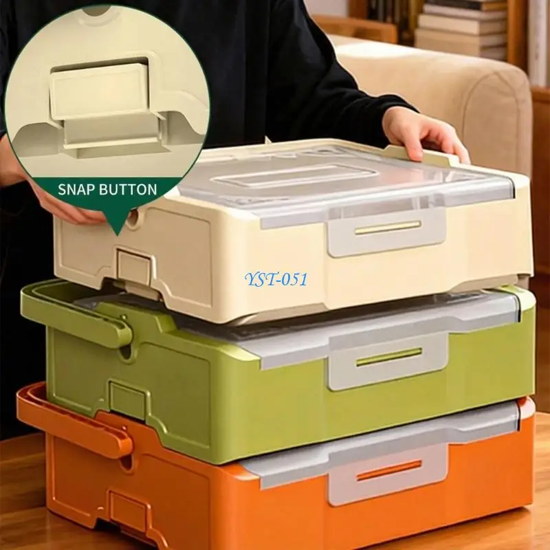 E15A Professional Parts Storage Box with Clear Lid Stackable Container Organizers