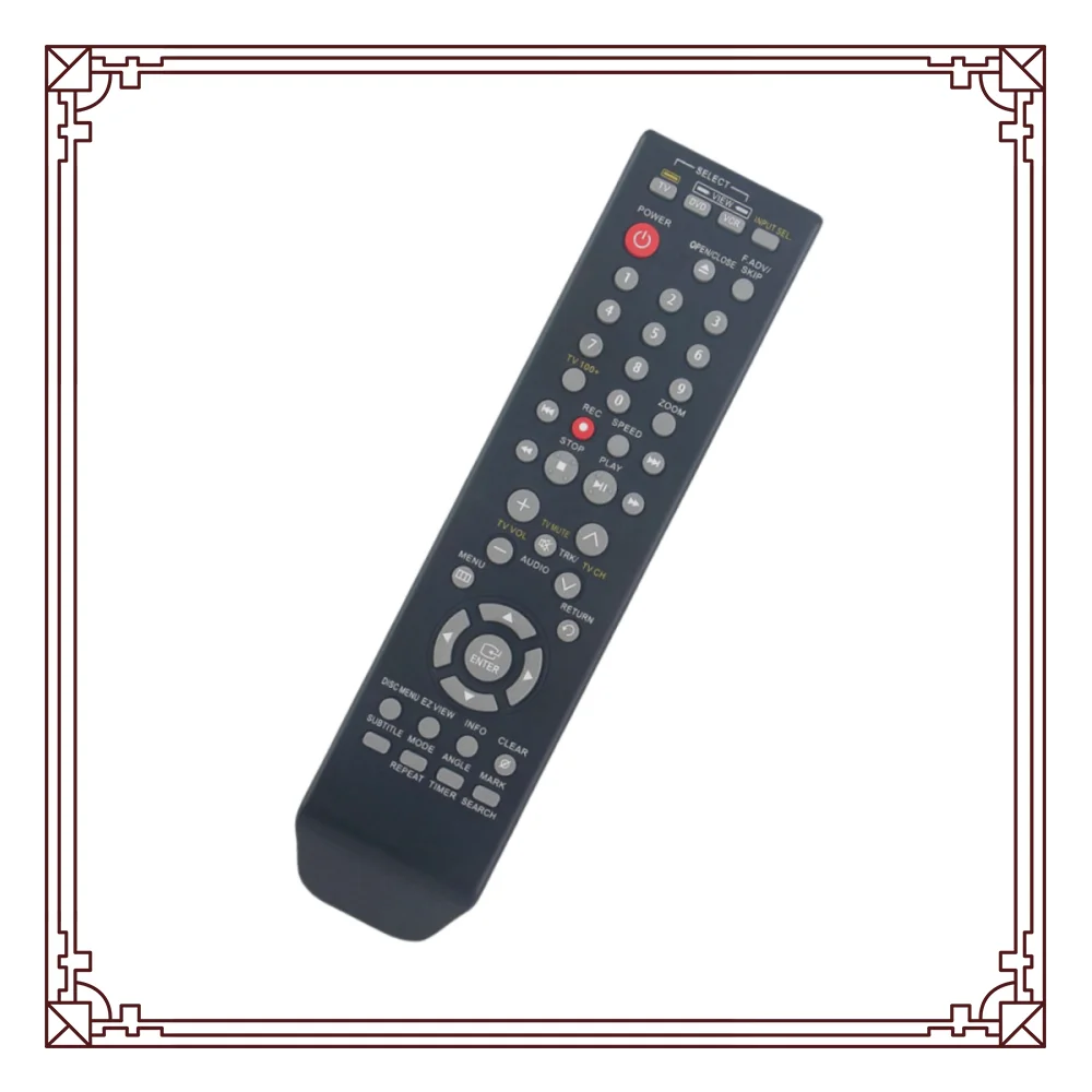 New Replacement Remote Control Fit for Samsung DVD VCR Player Recorder DVD-VR375A DVD-VR370 DVD-VR375 DVD-R121