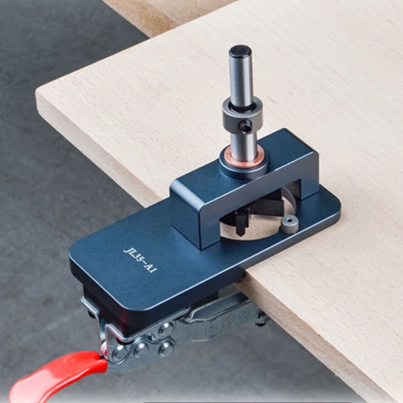 Woodwork 35mm Hinge Hole Opener Concealed Hinge Jig for 15- 25mm Thickness