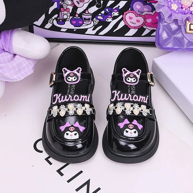 

Kawaii Kuromi My Melody Sanrio Cute Children Princess Shoes Comfortable Shoes Running Sneakers Students Christmas Gifts for Kids