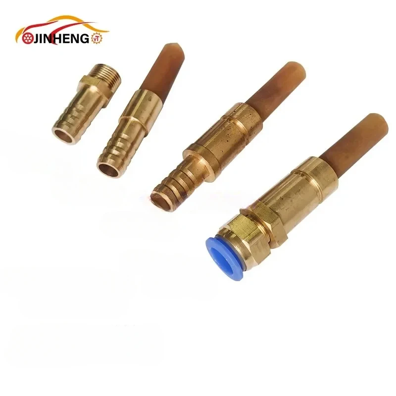 Sandblasting Machine Accessories Rust Removal Sandblasting Gun Head ABCDV Nozzle Pagoda Fast Iron Air Core Tube Copper Connector