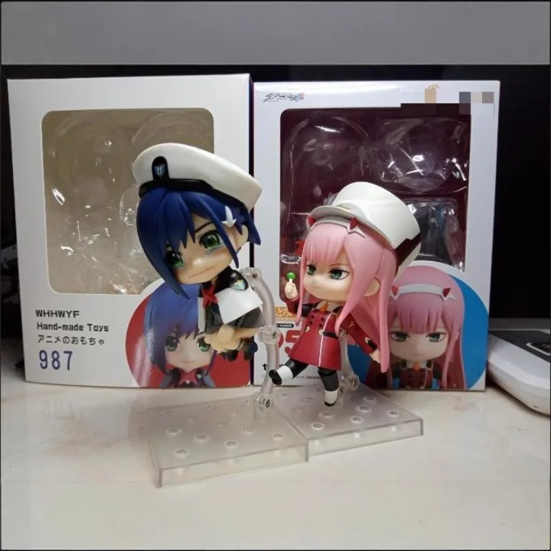 Darling in the Franxx Q version Nendoroid 952# Zero Two 987# Berry 10cm Movable Face Changing Hand Model Boxed Ornaments