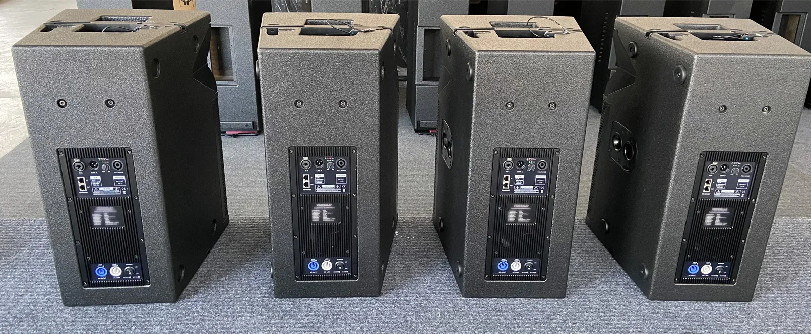 Active speaker amplifier factory direct offer low cost high quality plate amplifier for small line array speaker audio system